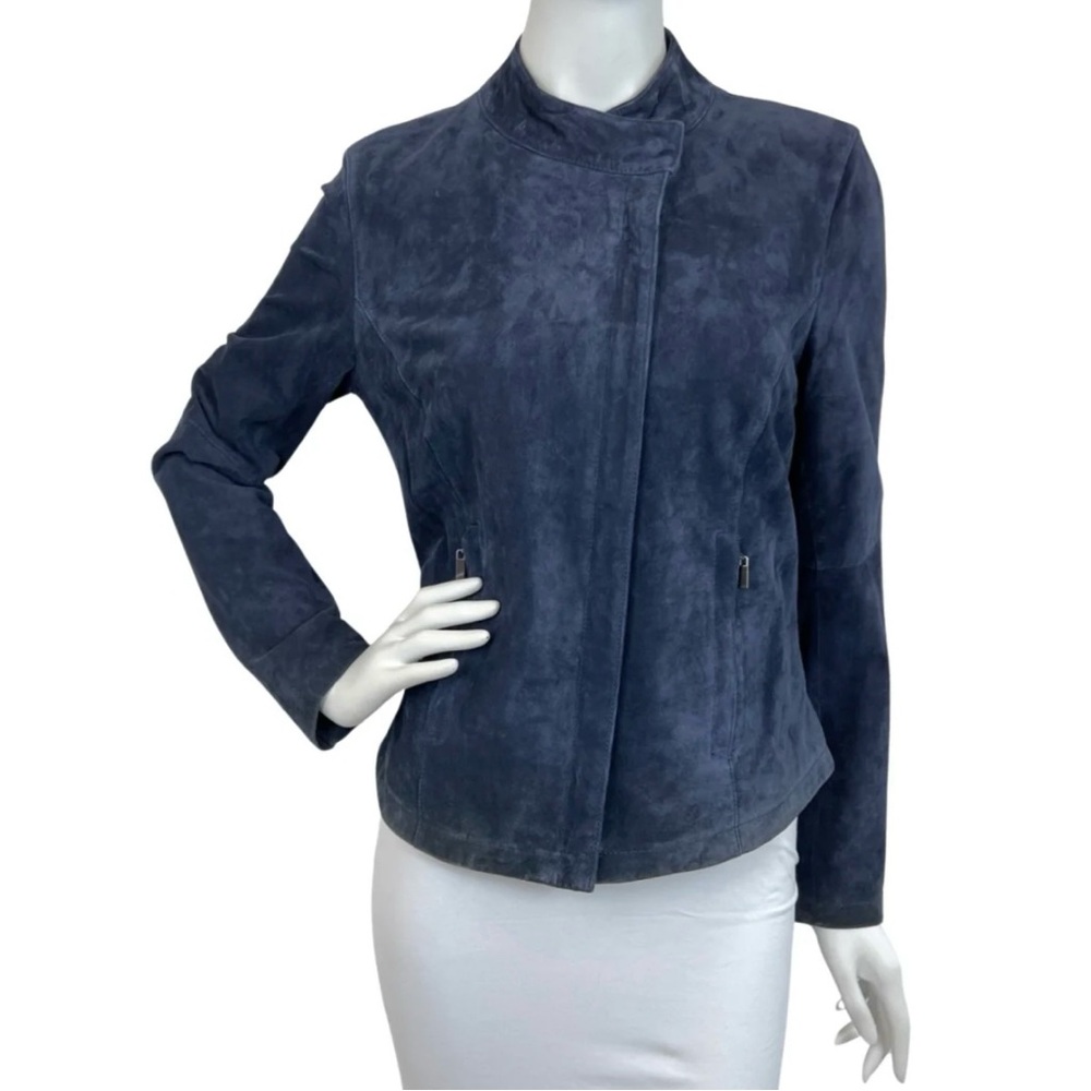 NWOT J. McLaughlin Solid 100% Suede Jacket - Size XS
